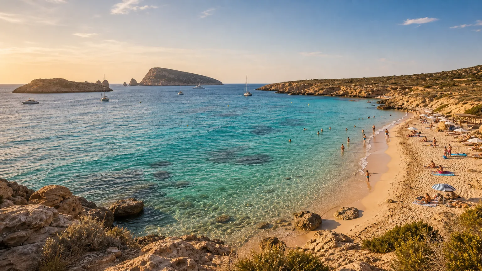 Cala Comte: guia de praia em Ibiza