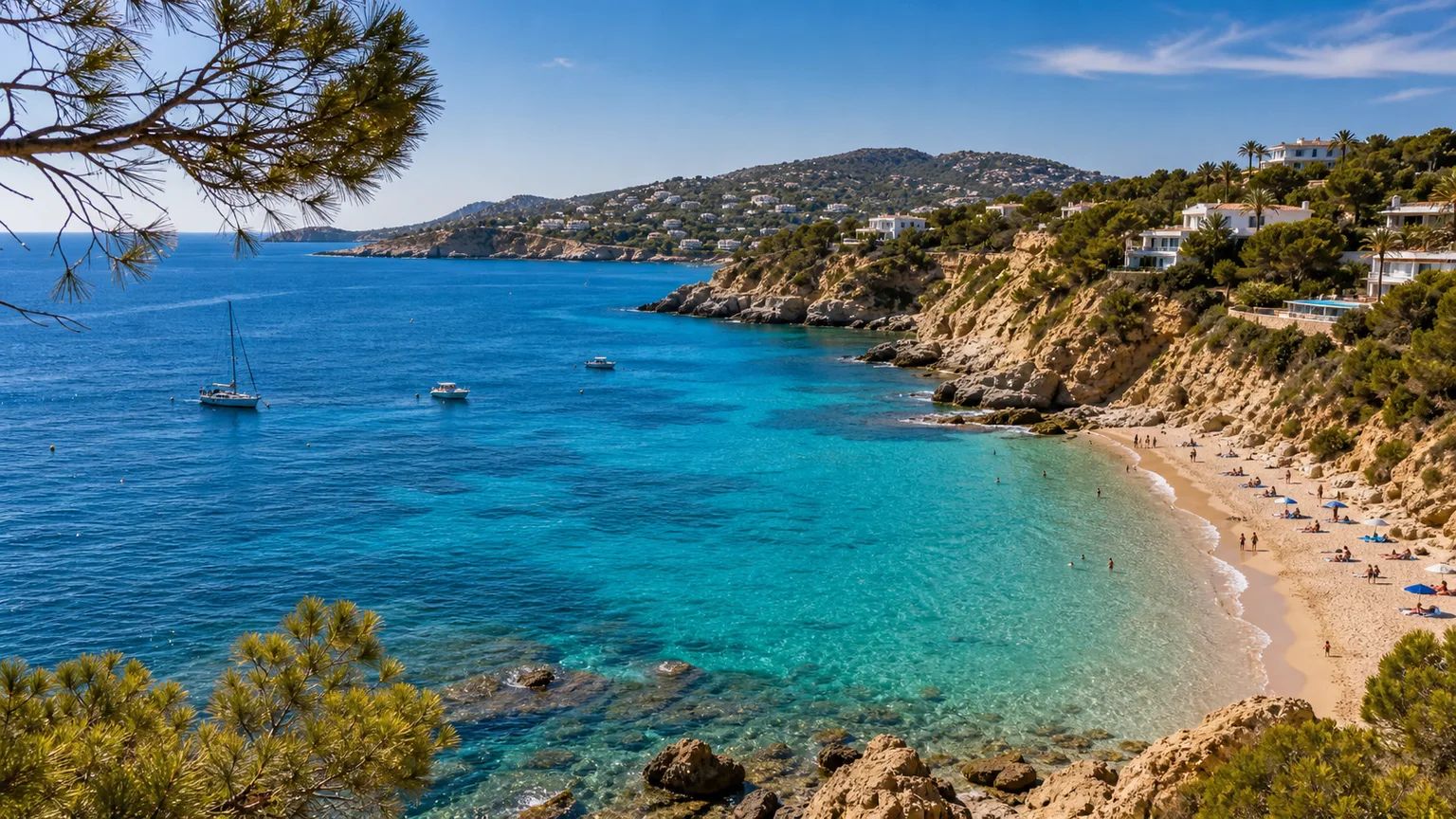 Cala Tarida: guia de praia em Ibiza